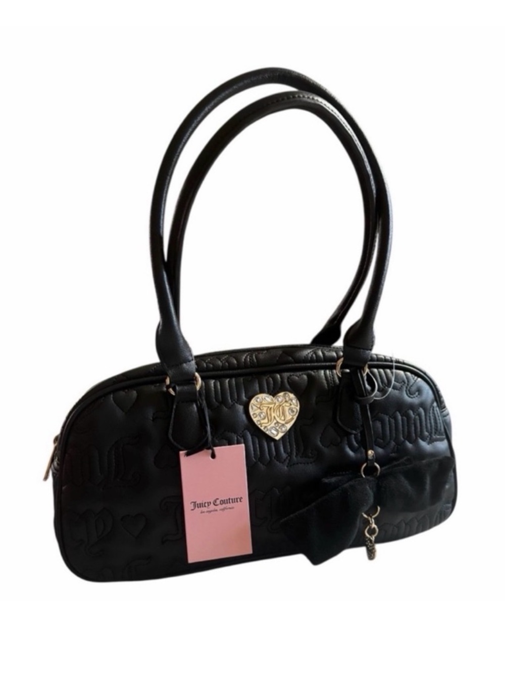 Juicy 🖤 NWT Couture Black Embossed Shoulder Bag